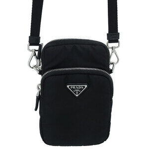 Prada Re Shoulder Bag Smartphone Crossbody Bag Black